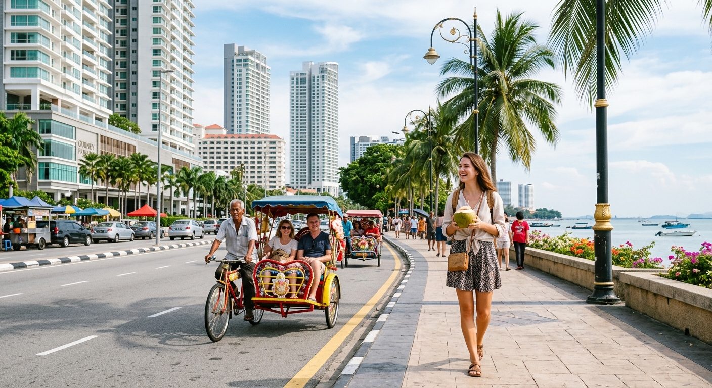 Arriving in Penang and Getting Around Gurney Drive on Your First Visit